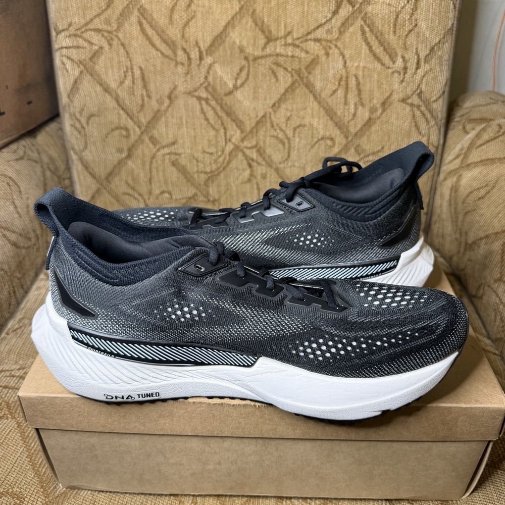 Brooks Glycerin GTS 23 Black Grey White 1105031D090 Mens Size 11 D Running Shoes - Picture 2 of 9